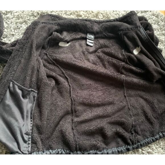 THE NORTH FACE OSO basic BLACK Fleece Jacket Coat women’s S - Picture 4 of 9